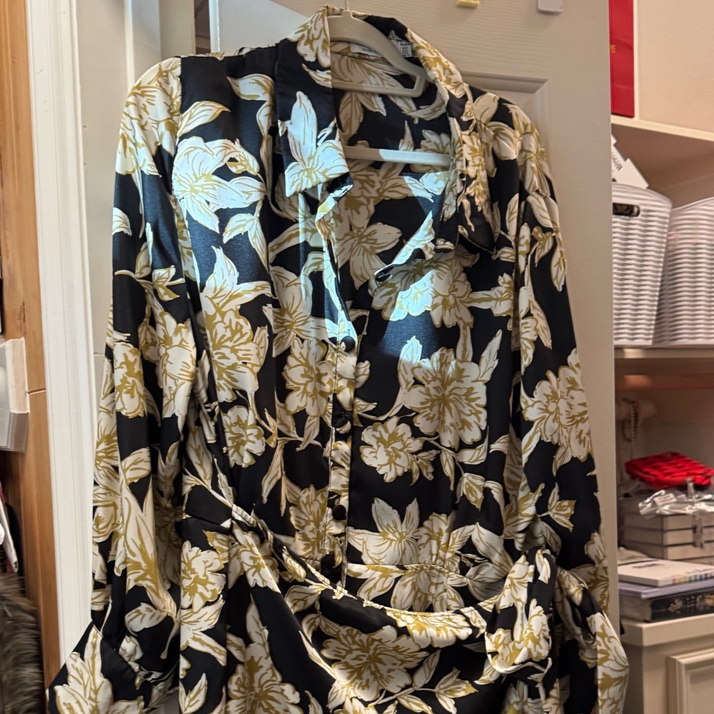 Floral Wrap Dress